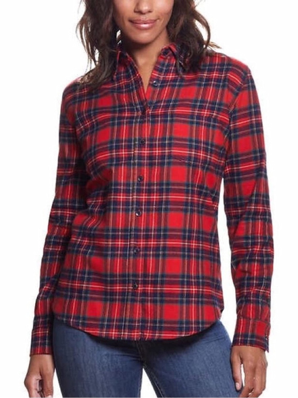 Weatherproof Vintage Plaid Button Up Shirt